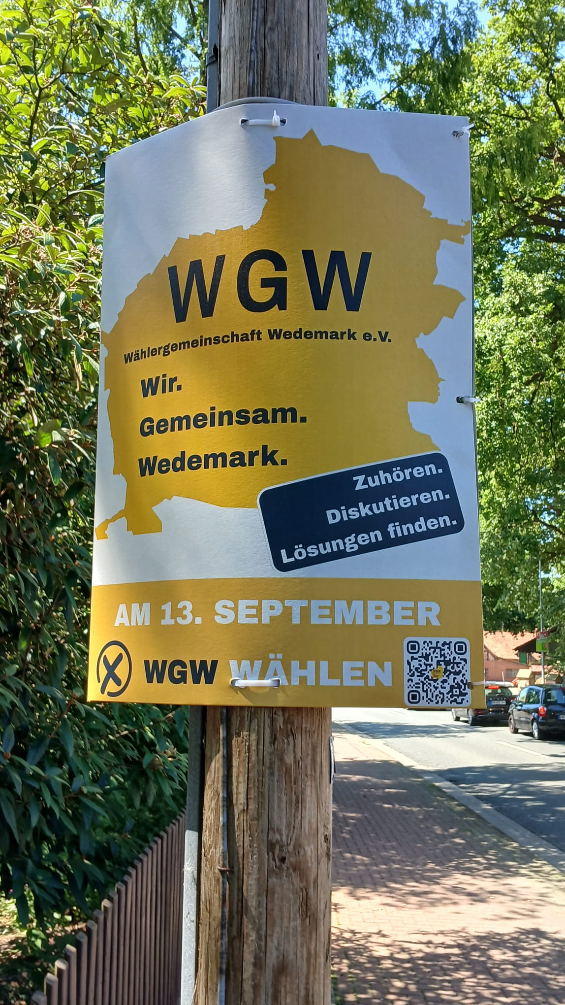 Flyer verteilt & Plakate hängen